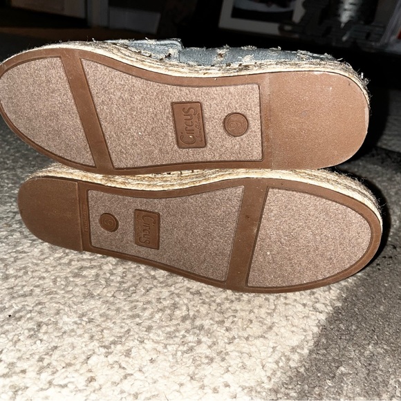 Sam Eldelman CIRCUS denim espadrilles NWOT - Picture 3 of 3